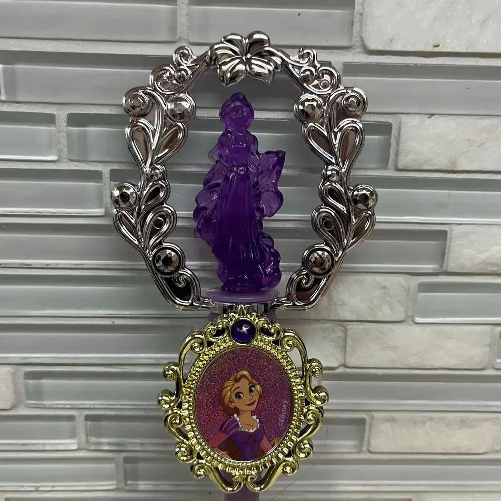 Disney Princess Rapunzel Tangled Dress Up Spinning Wand & Tiara Crown Set Toy